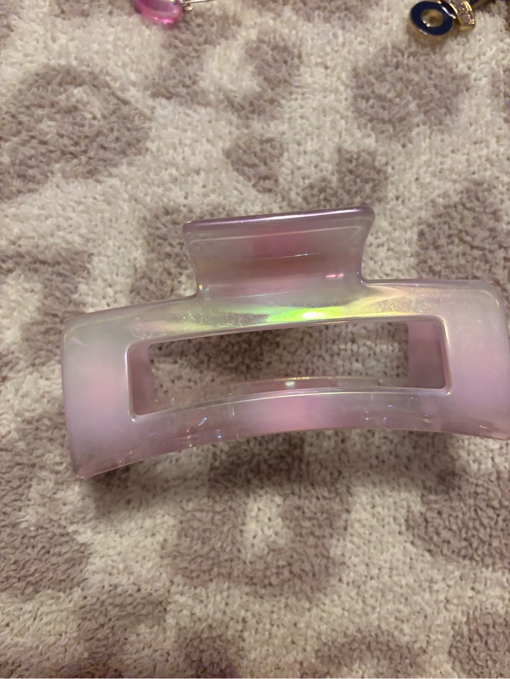 Large iridescent Claw Clip